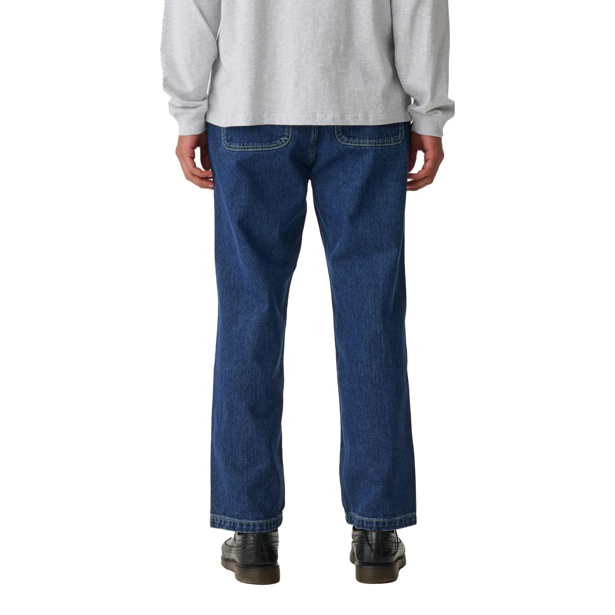 S/DOUBLE Denim Standard Jean One Wash Blue