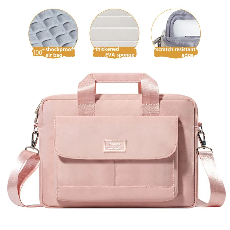 Shockproof Simple and Creative Solid Color Laptop Bag