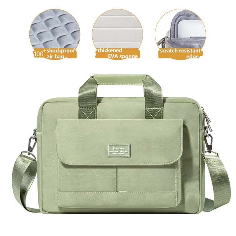 Shockproof Simple and Creative Solid Color Laptop Bag