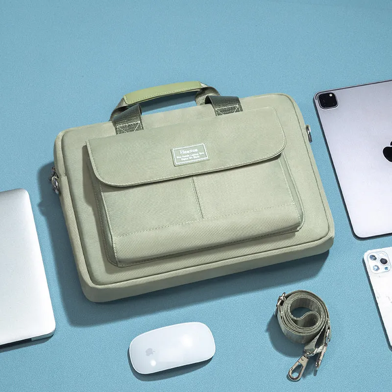 Shockproof Simple and Creative Solid Color Laptop Bag