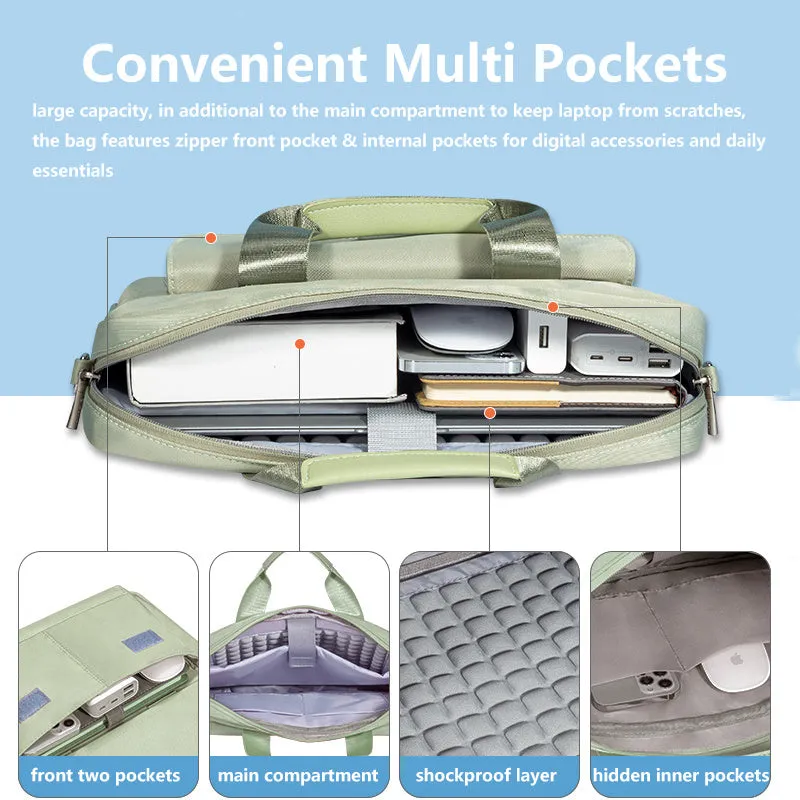 Shockproof Simple and Creative Solid Color Laptop Bag