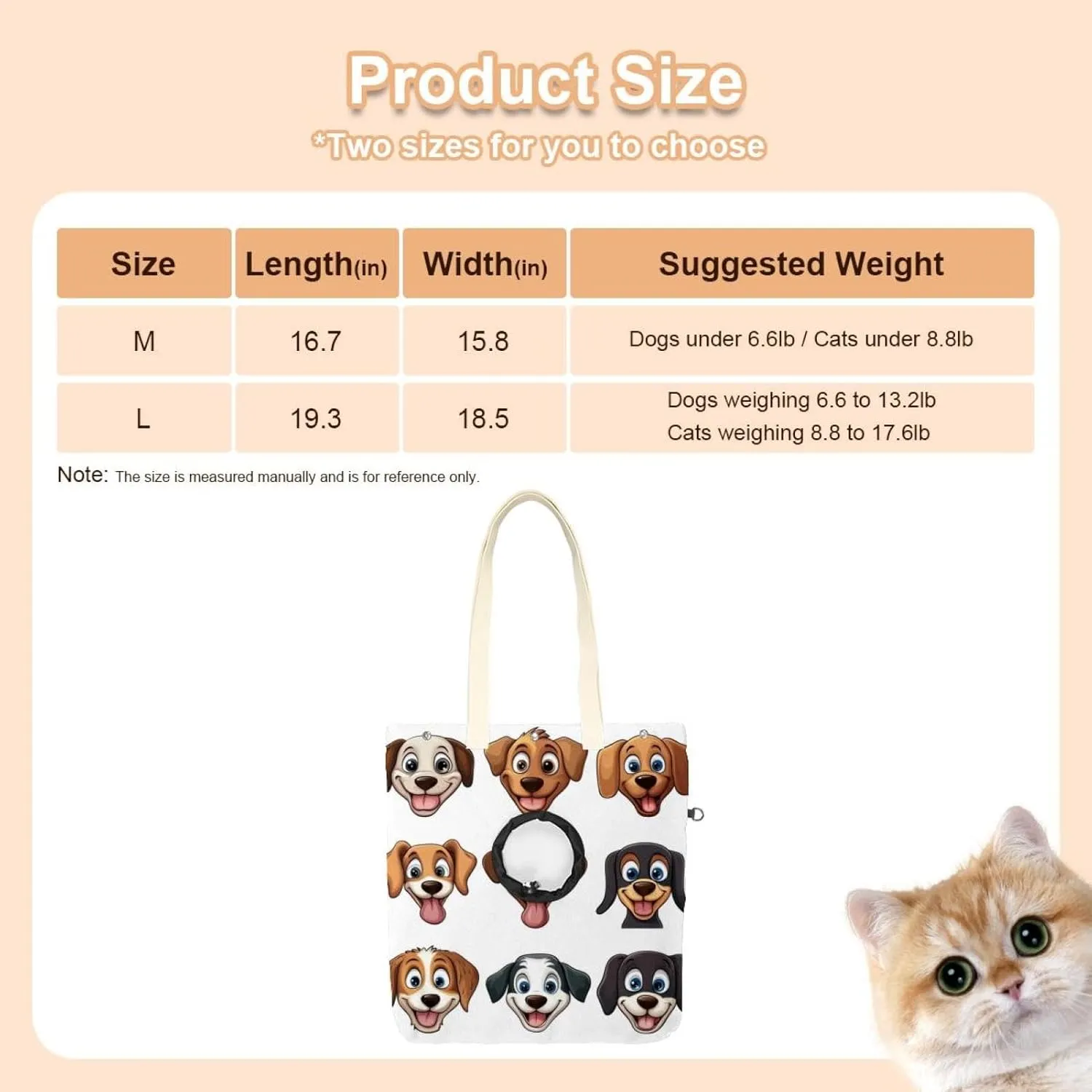 Show Head Pet Canvas Shoulder Bag, Dog Faces (3) Pet Out Bag, Outcrop, Pet Out Shoulder Bag.