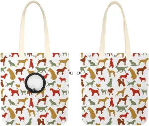 Show Head Pet Canvas Shoulder Bag, Dog Pet Out Bag, Outcrop, Pet Out Shoulder Bag.
