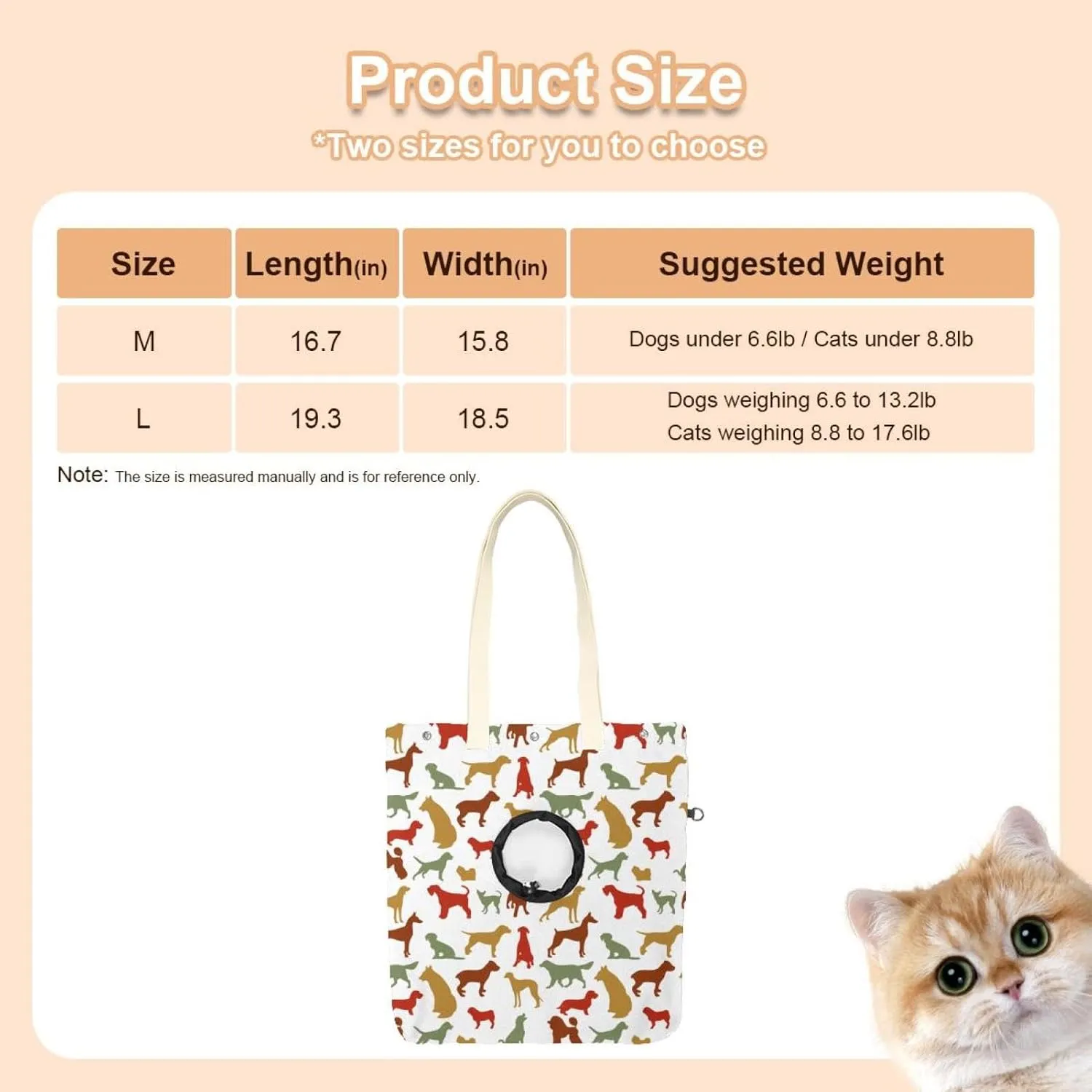 Show Head Pet Canvas Shoulder Bag, Dog Pet Out Bag, Outcrop, Pet Out Shoulder Bag.
