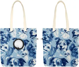 Show Head Pet Canvas Shoulder Bag, Dogs (2) Pet Out Bag, Outcrop, Pet Out Shoulder Bag.