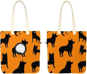 Show Head Pet Canvas Shoulder Bag, Dogs (5) Pet Out Bag, Outcrop, Pet Out Shoulder Bag.