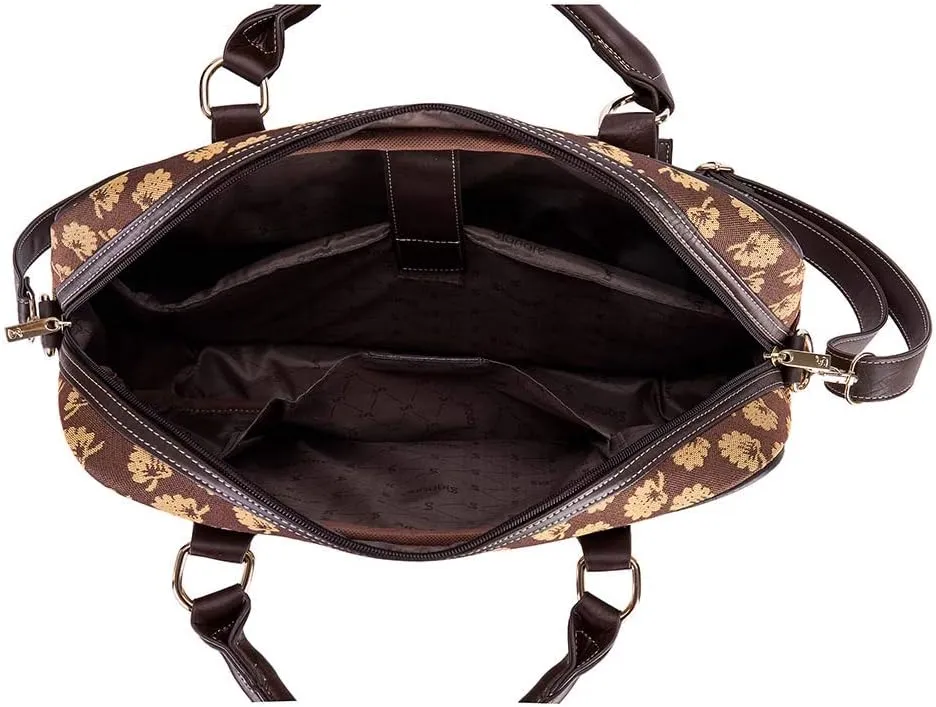 Signare Tapestry Laptop bag Computer Messenger bag Briefcase for Women
