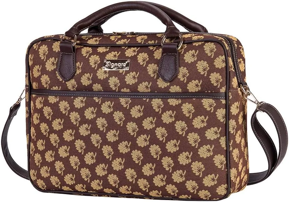 Signare Tapestry Laptop bag Computer Messenger bag Briefcase for Women