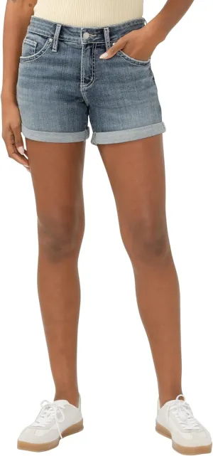 Silver Jeans Co. Women's Boyfriend Mid Rise Short