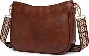 Small Crossbody Purse Leather Crossbody Bags for Women Fashion Handbag Cell Phone Crossover Shoulder Bag for Women