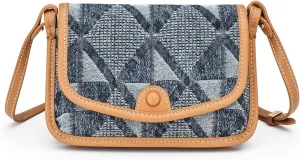 Small Jean Demi Purse Denim Crossbody Bags for Women Denim Handbag Cross Body Shoulder Bags Design for Woman