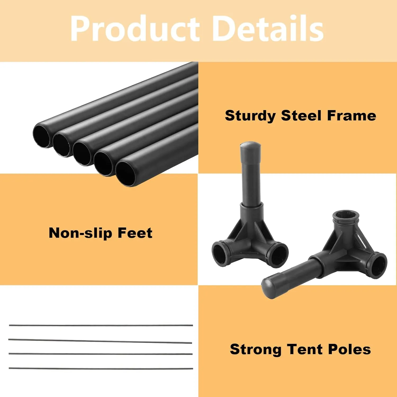 S/M/L Outdoor Elevated Dog Cot with Canopy & Side Shade for Camping Small Medium Dogs (Carry Bag), Portable Cooling Raised Dog Bed with and Side for Beach