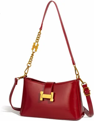 Soft Leather Hobo Handbags for Women Small Underarm Shoulder Bag Ladies Crossbody Purse Small Cresent Bags