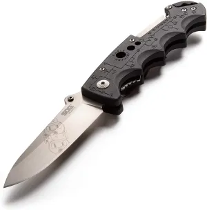 SOG Kilowatt- Electricians Pocket Knife with Wire Stripping Multi-Tool and 3.4 Inch AUS-8 Blade, UTP 10-22G Wire Stripper Knife (EL01-CP), Black