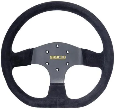 Sparco 015R353PSN Suede Steering Wheel by Sparco