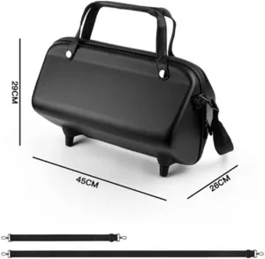Speaker Carrying Case for Ultimate Ears Hyperboom Speaker Portable Hard Travel Case Protective Speaker Storage Bag for Ultimate Ears Hyperboom Speaker Case Cover, Black, Modern