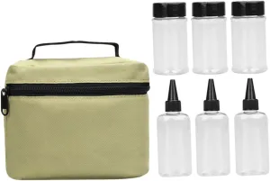Spice Canisters Travel Case Outdoor Seasoning Jars Bag Bbq Condiment Bottles Organizer Kit