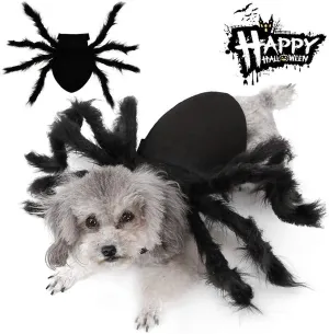 Spider Costume for Dogs and Cats，Halloween Party Dress Up