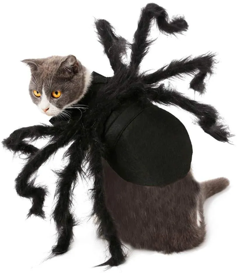 Spider Costume for Dogs and Cats，Halloween Party Dress Up