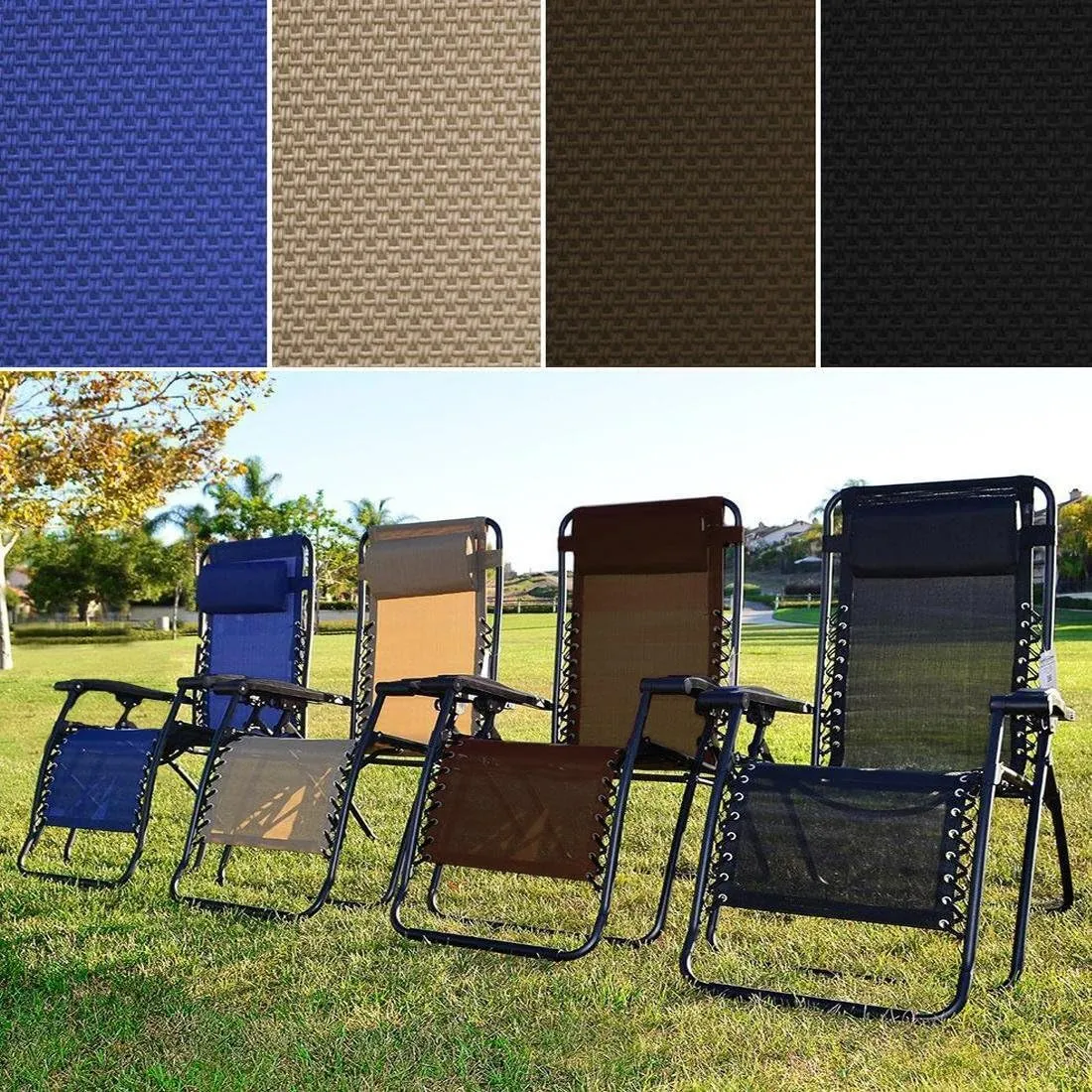 Sports Infinity Oversized Zero Gravity Chair, Blue