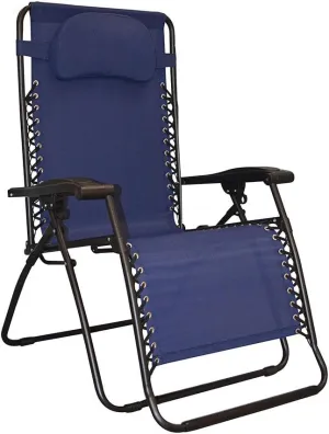 Sports Infinity Oversized Zero Gravity Chair, Blue