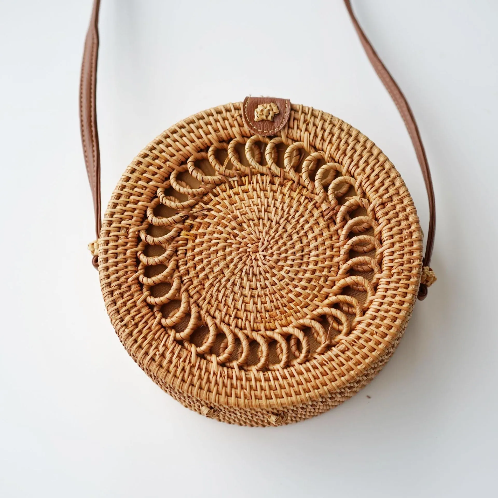 Square Round Mulit Style Straw Bag