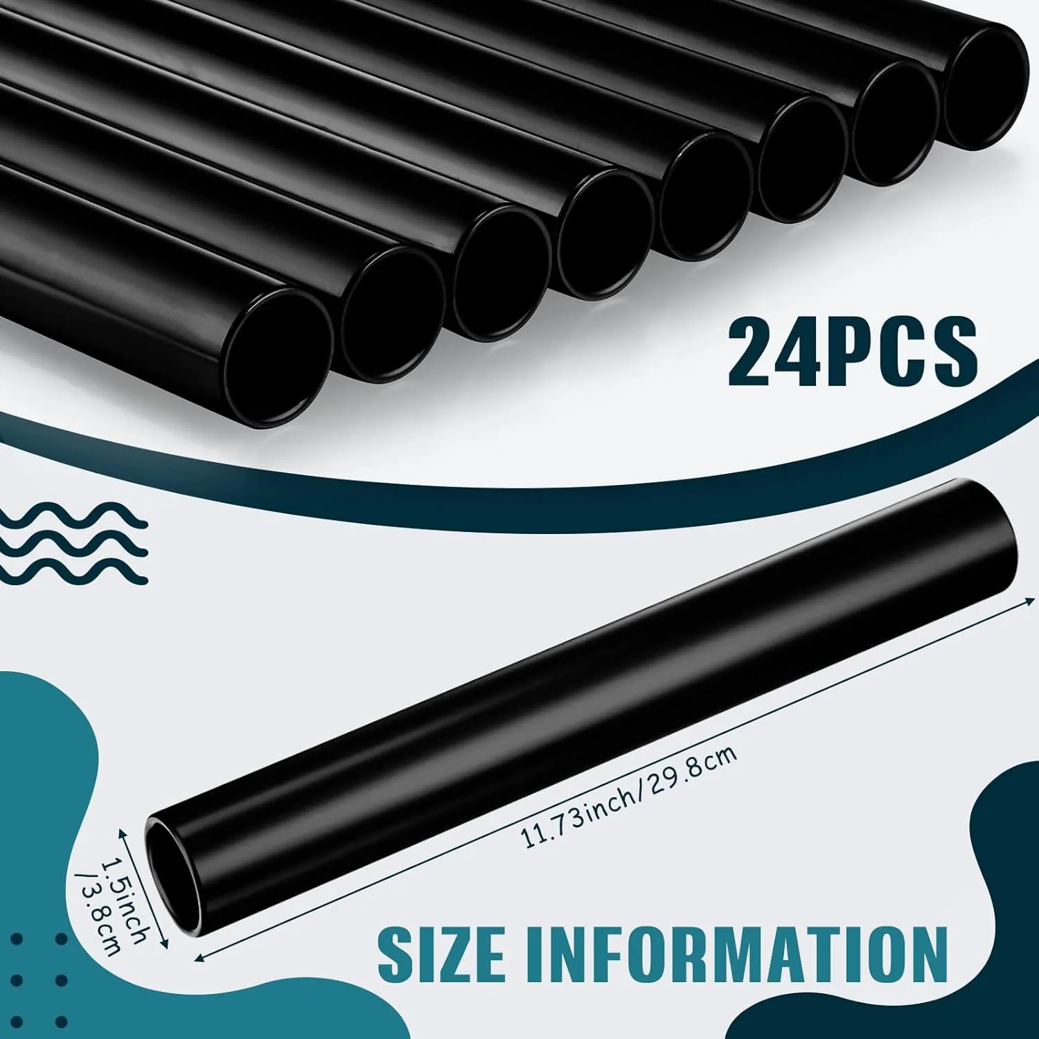 Sratte 24 Pcs Relay Baton Aluminum Field Race Track Baton for Track and Field Students Office Outdoor Running Practice Athlete Equipment