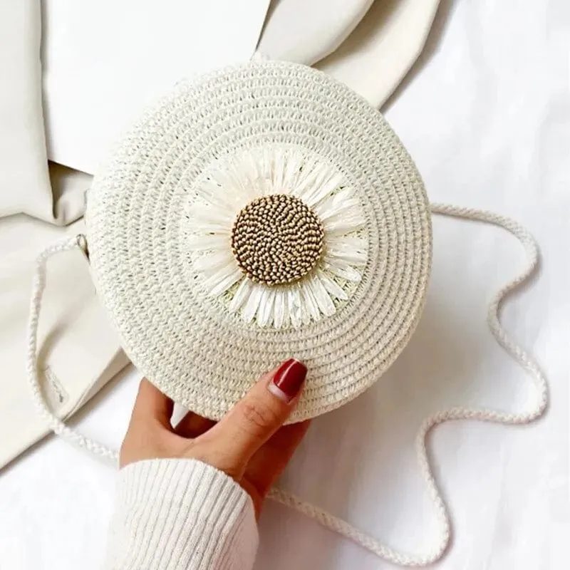 Straw Circle Bag | Floria