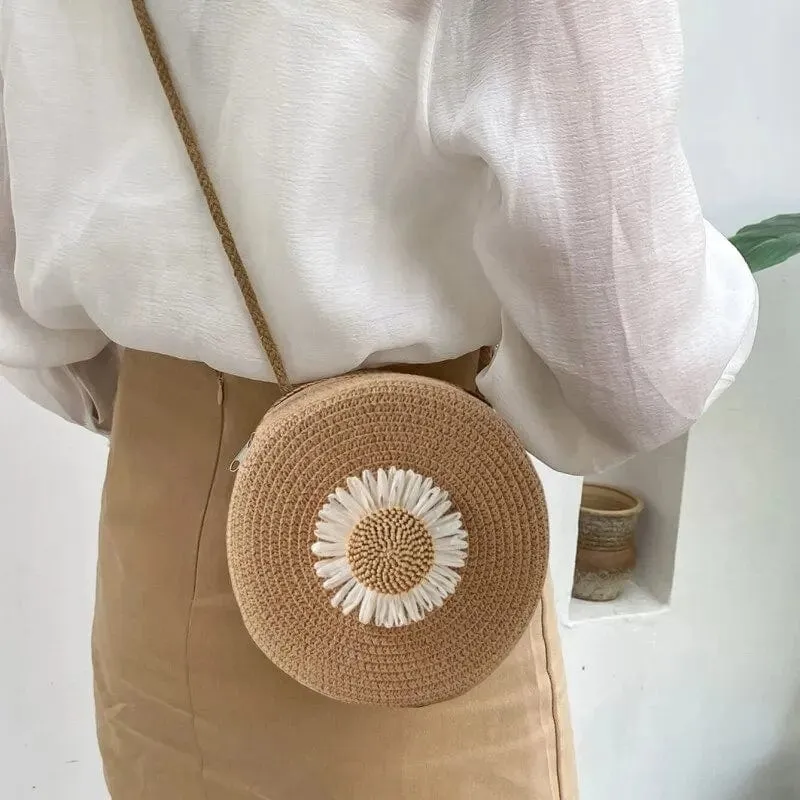 Straw Circle Bag | Floria
