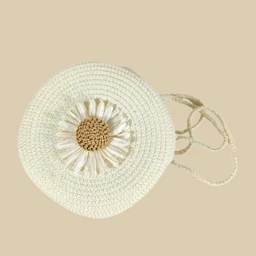 Straw Circle Bag | Floria