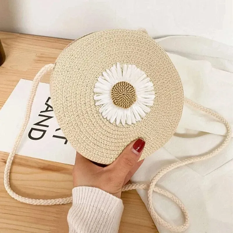 Straw Circle Bag | Floria