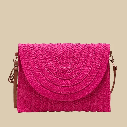 Straw Clutch Bag | Maddy