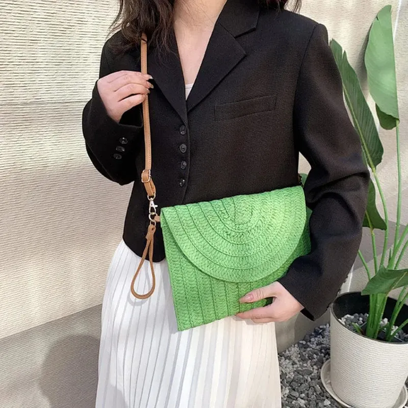 Straw Clutch Bag | Maddy