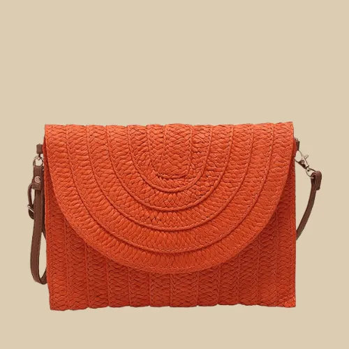 Straw Clutch Bag | Maddy