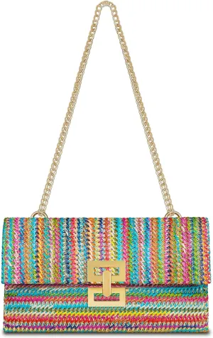 Straw Clutch Purse for Women Designer Evening Handbag Summer Beach Shoulder Crossbody Bag