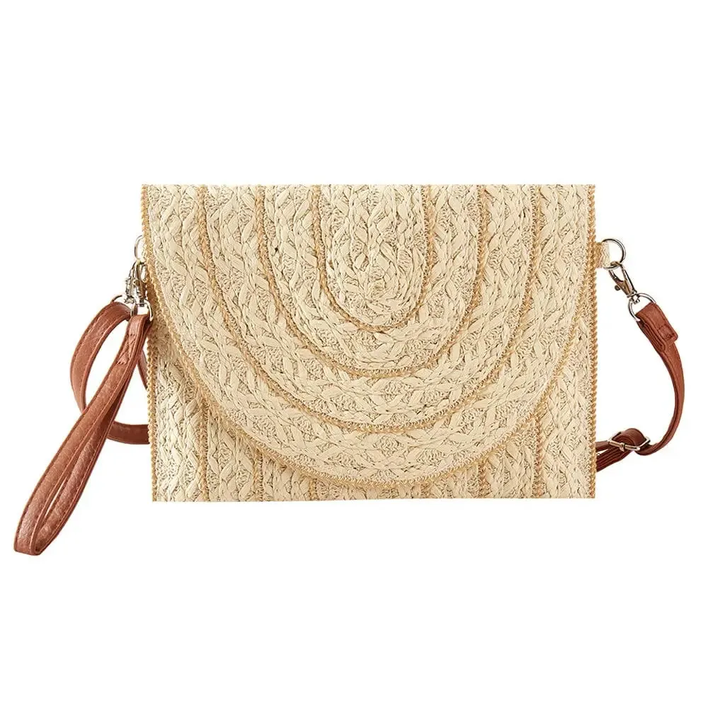 Straw Clutch/Crossbody Bag