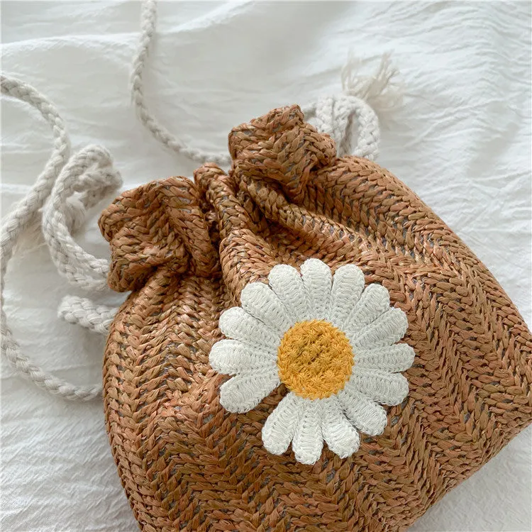 Straw Female Popular Super Knitted Versatile Shoulder Bags