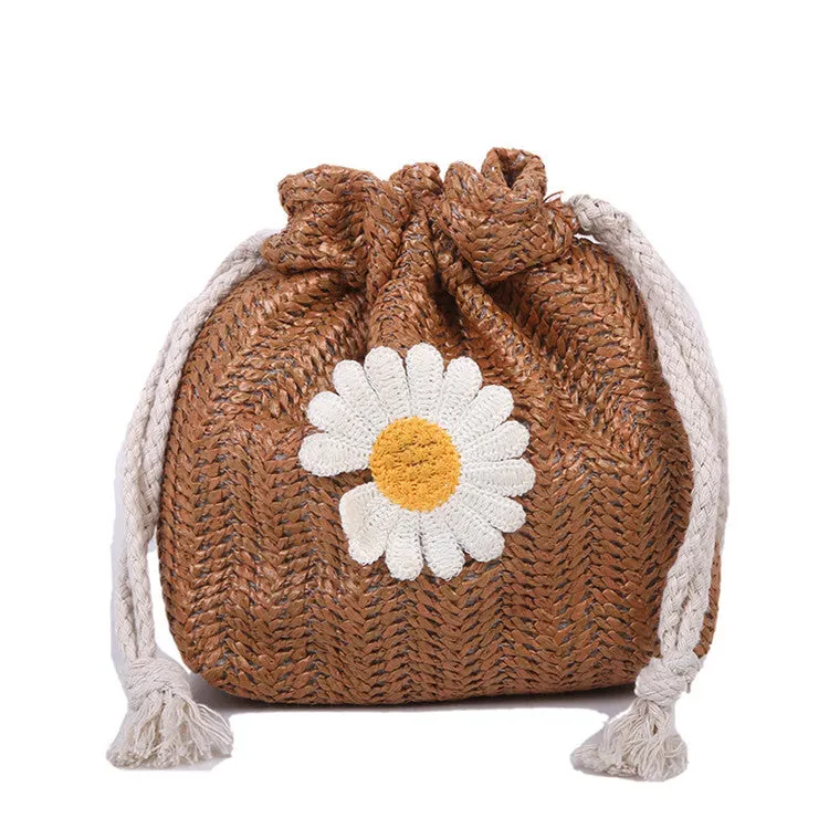 Straw Female Popular Super Knitted Versatile Shoulder Bags