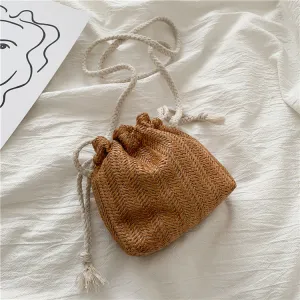 Straw Female Popular Super Knitted Versatile Shoulder Bags