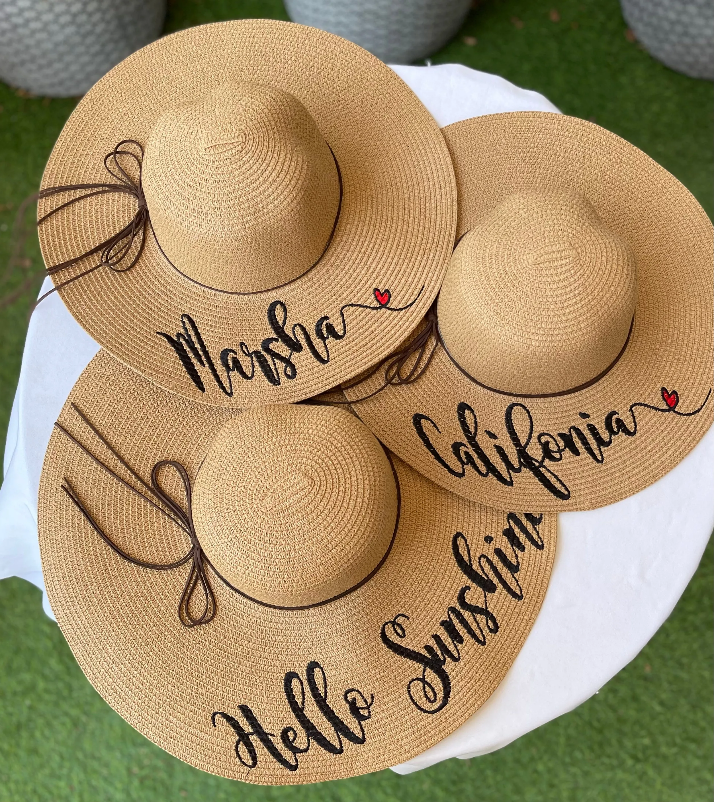 Straw Hat Blue