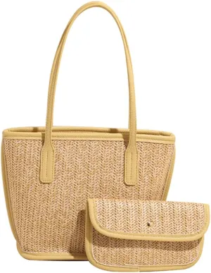 Straw Purses for Women Cute Beach Bag Straw Tote Bags Summer Handbags for Beach Vacation