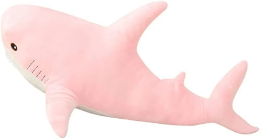 Stuffed Animal Shark Plush,Giant Shark Plush Pillow Soft Toy,Plush Large Shark Toys for Home Decoration Kids Gift (Pink, 39.3 inches)