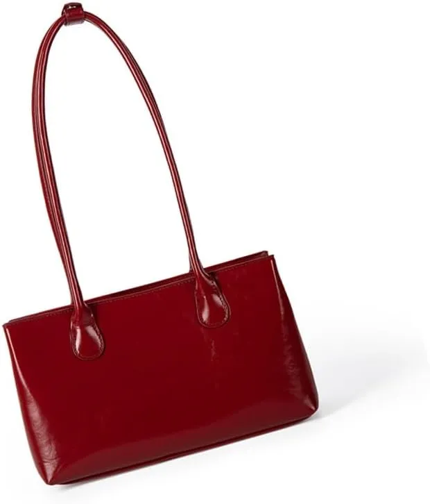 Stylish Shoulder Bag with Comfortable Strap Practical PU Leather Underarm Purse for Everyday Use and Travel