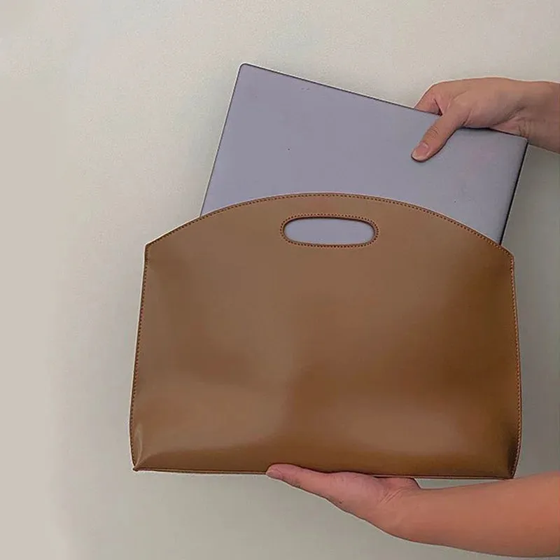 Stylish Women's Large Capacity Leather Handbag