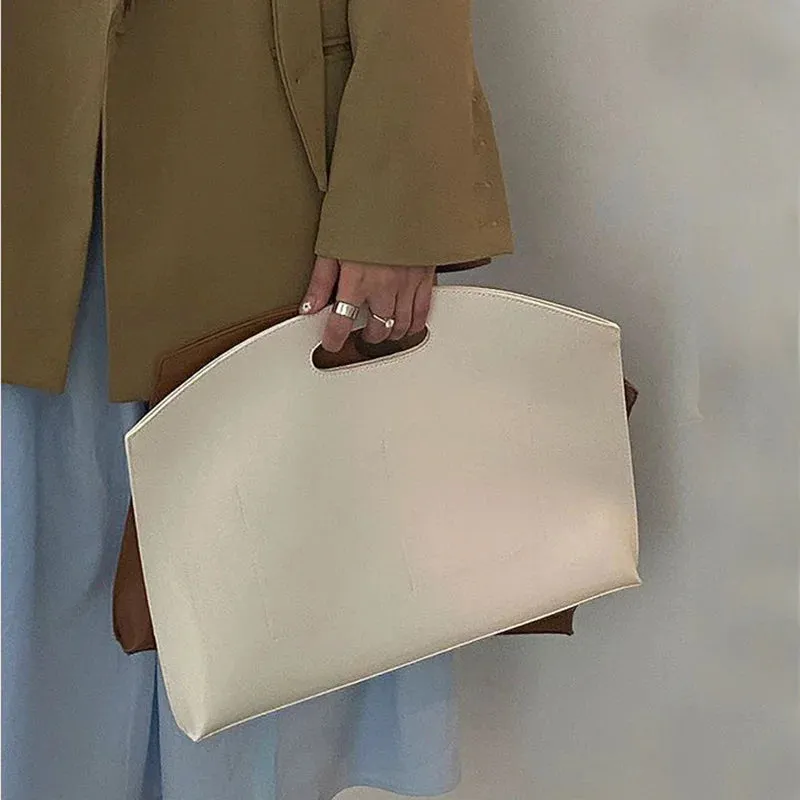Stylish Women's Large Capacity Leather Handbag