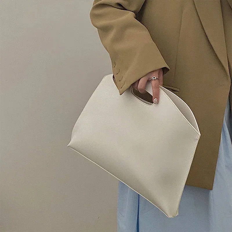 Stylish Women's Large Capacity Leather Handbag
