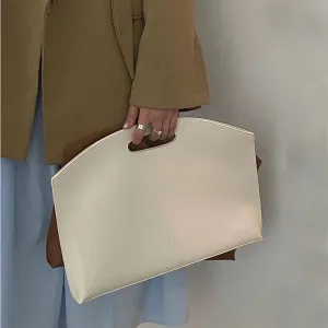 Stylish Women's Large Capacity Leather Handbag