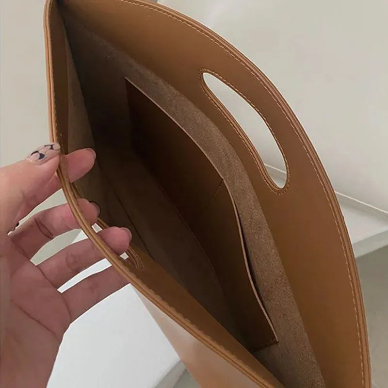 Stylish Women's Large Capacity Leather Handbag