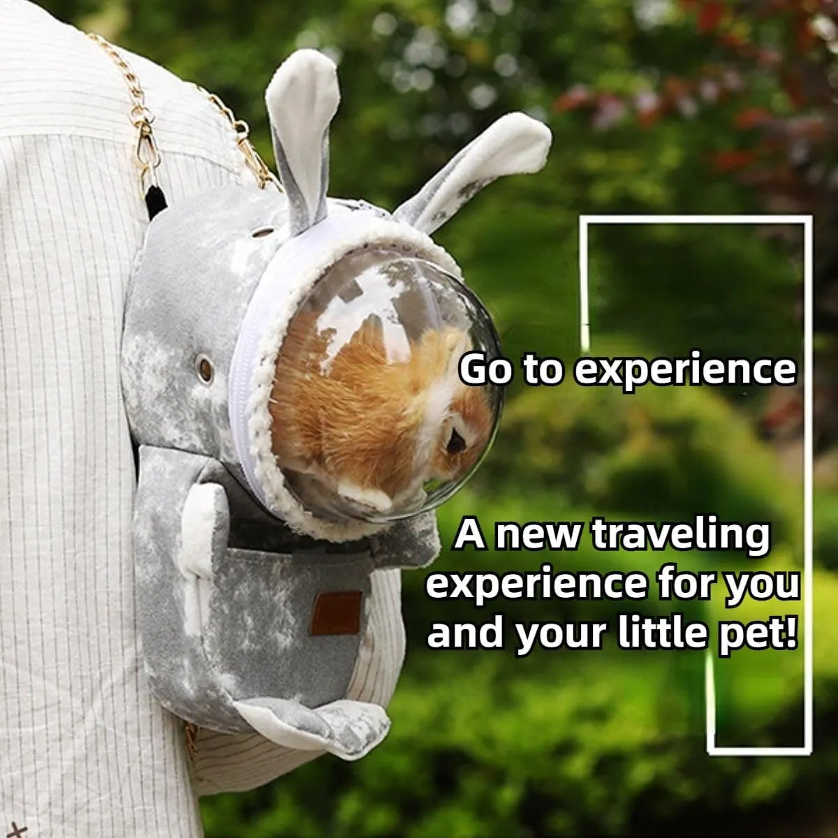 Sugar Glider Travel Pouch Gerbil Hedgehog Portable Travel Carrier Outdoor Hangbag Grey Squirrel Rat Carrier for Small Animal (Grey,Small)