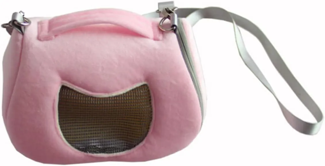 SUPVOX Pet Travel Carrier Mesh Windows Fashion Handbag for Small Pets Comfortable and Portable